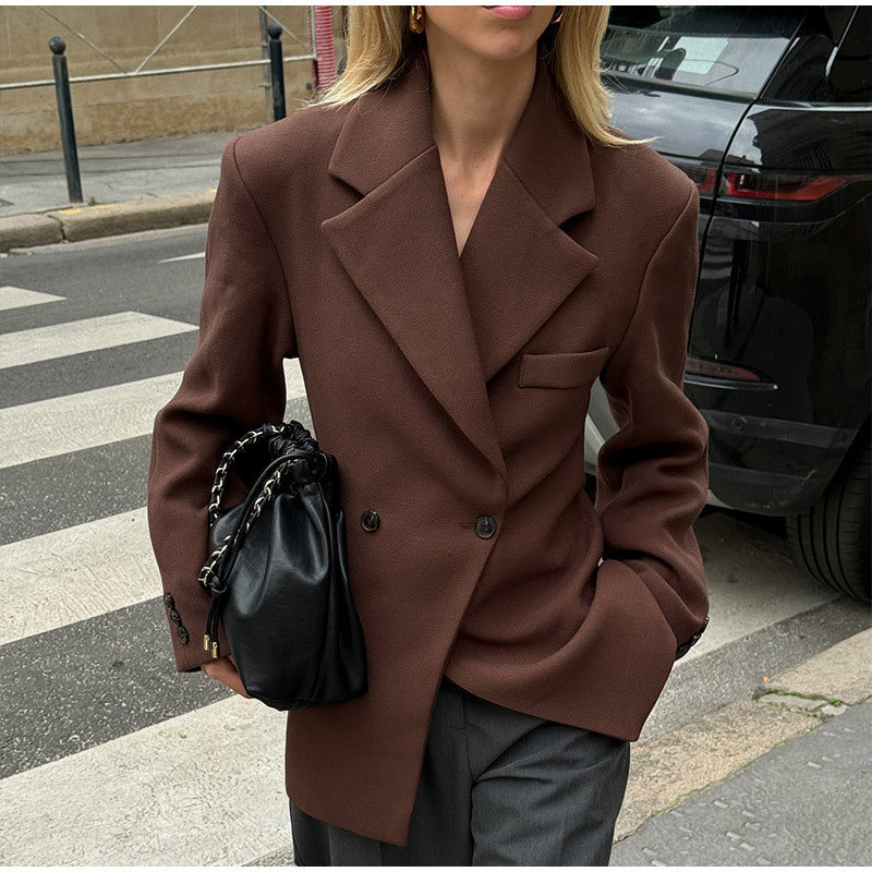 Damen eleganter Oversize-Blazer Drune
