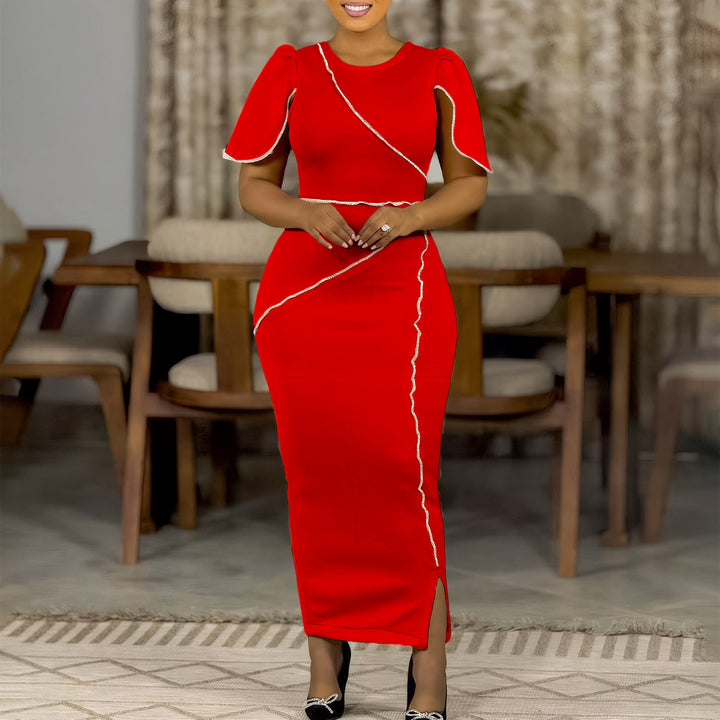 Damen Maxikleid mit elegantem Schnitt und modischen Details Drune