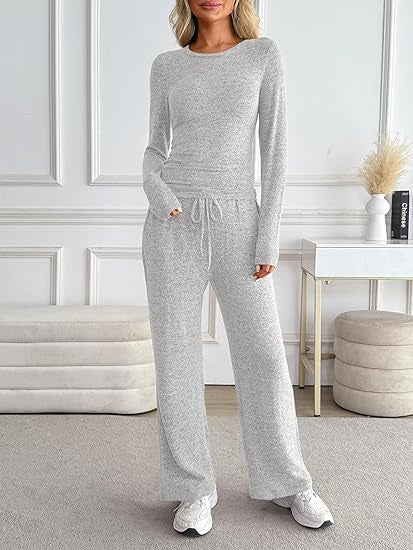 Damen gemütliches Lounge-Set mit weitem Schnitt Drune