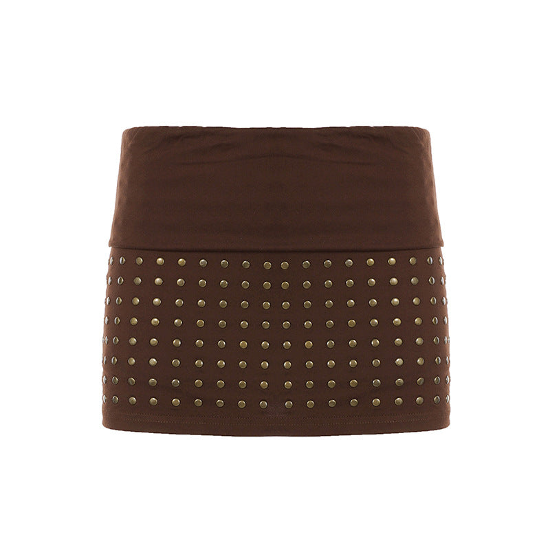 Damen Shorts mit glitzerndem Strassband Drune