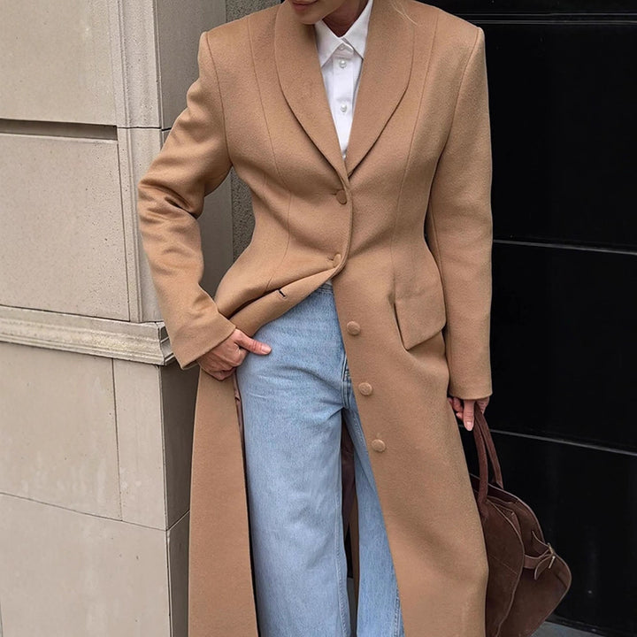 Damen Elegante Oversized Blazerjacke Drune