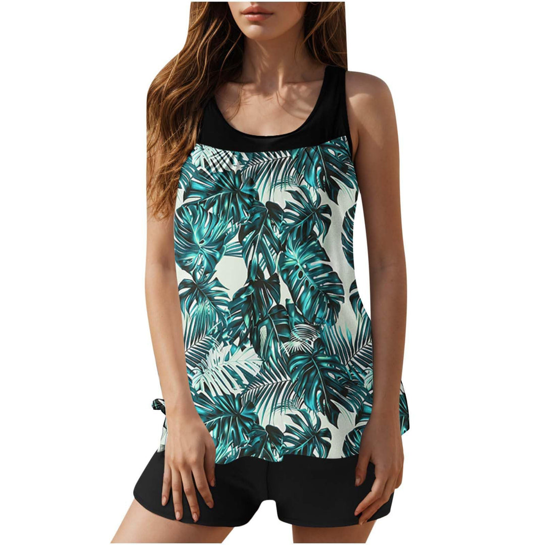 Damen Tankini mit floralen Akzenten Drune