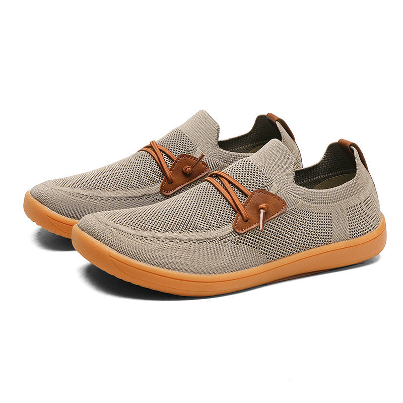 Herren nan atmungsaktiver Strick-Schlupfsneaker mit elastischem Einstieg und dämpfender Leichtsohle Drune