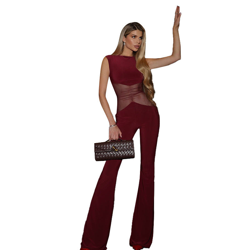 Damen Stylischer Jumpsuit mit innovativem taillierten Design und figurbetonten Details Drune