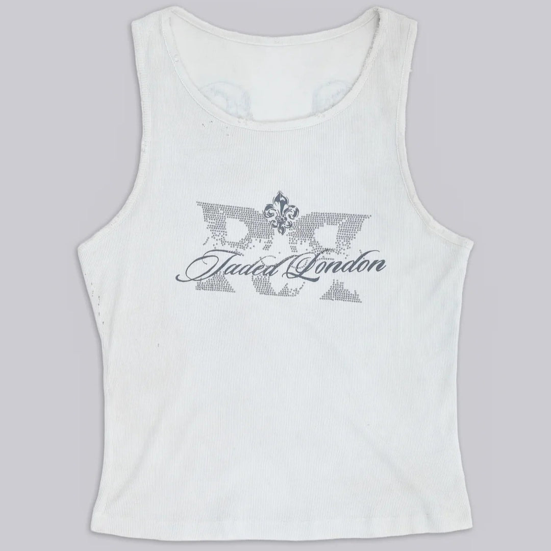 Damen lässiges Tanktop mit stylischem Grafikdruck Drune
