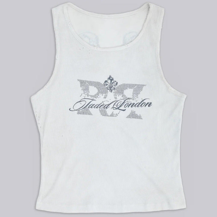Damen lässiges Tanktop mit stylischem Grafikdruck Drune
