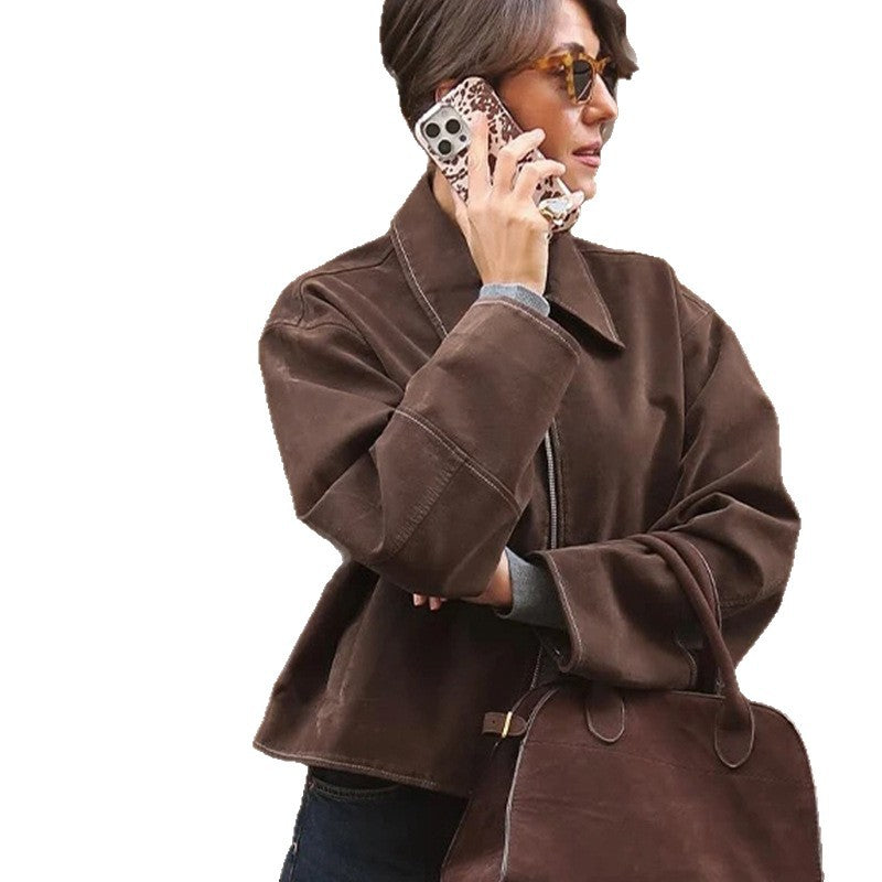Damen Elegante Oversized-Jacke im lässigen Stil Drune