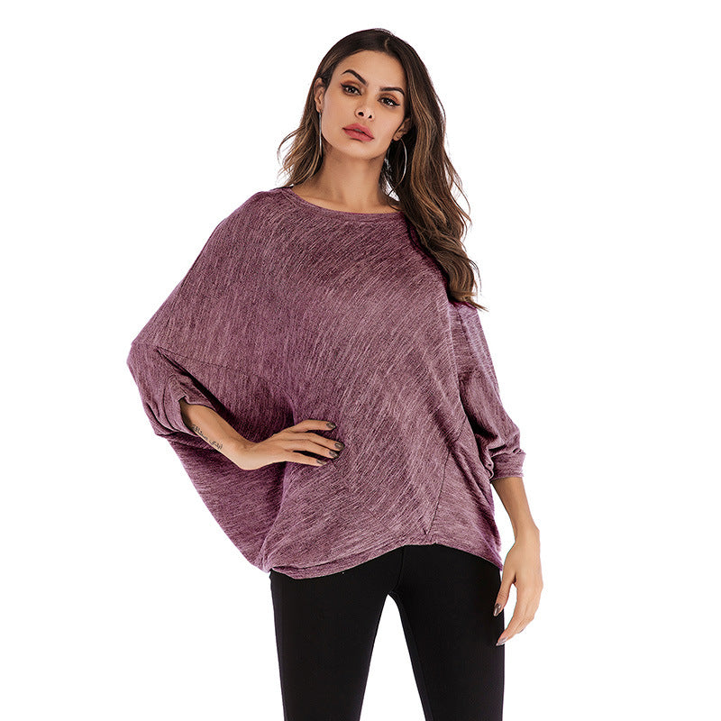 Damen Oversized Sweater mit lässigem Schnitt Drune