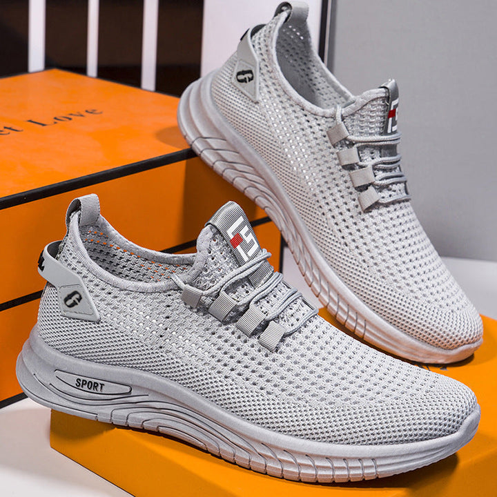 Herren Atmungsaktive Mesh-Laufschuhe mit Flexiblem Design Drune