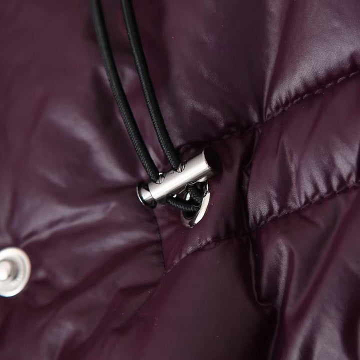 Damen Steppjacke mit Kapuze und taillierbarem Gürtel Drune