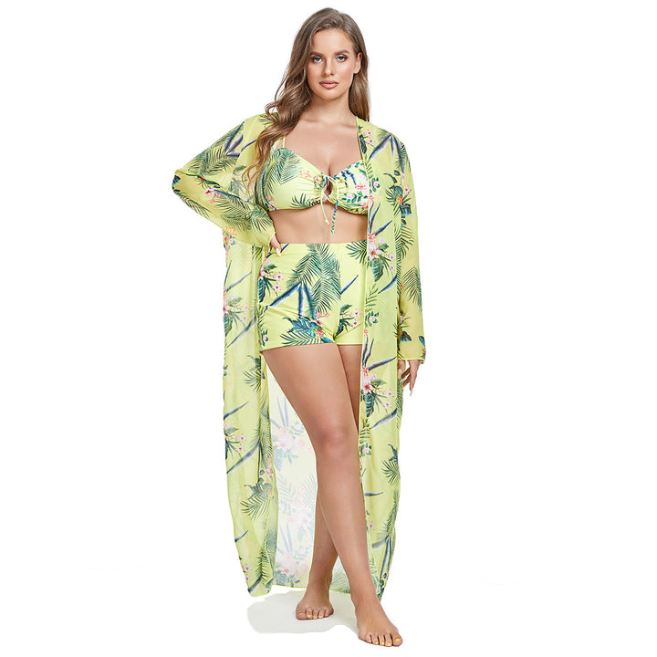 Damen Bikiniset mit leicht weiterem Strandüberwurf Drune