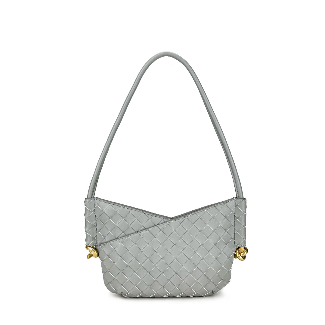 Damen Gewebte Lederhandtasche Drune