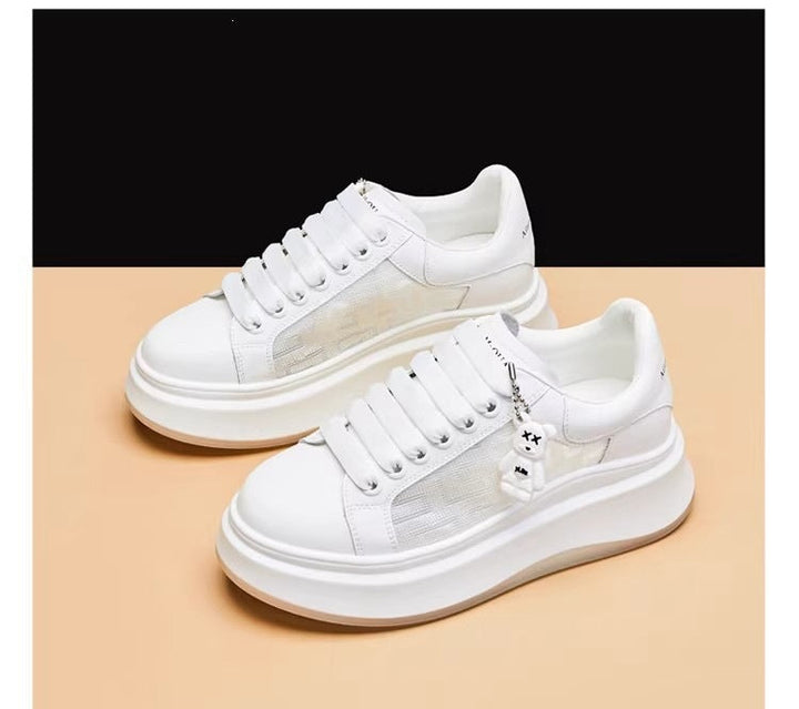Damen modische Chunky Sneakers mit flexibel dämpfender Sohle und atmungsaktiver Estradakonstruktion Drune