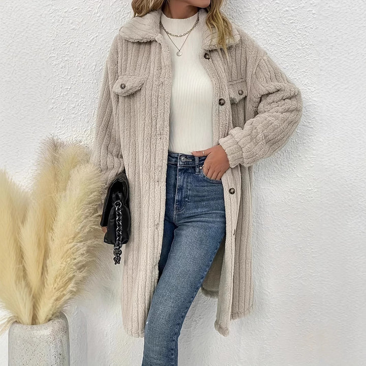 Damen Strickjacke mit soften Texturen und praktischen Taschen Drune