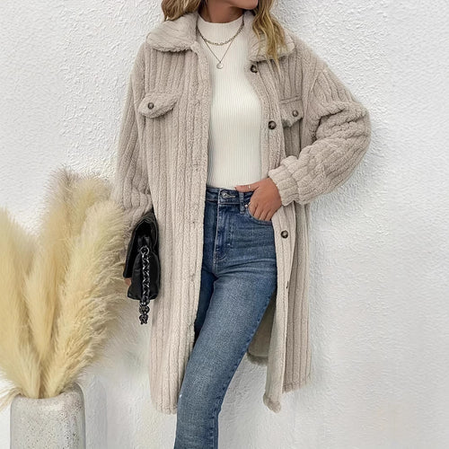 Damen Strickjacke mit soften Texturen und praktischen Taschen Drune