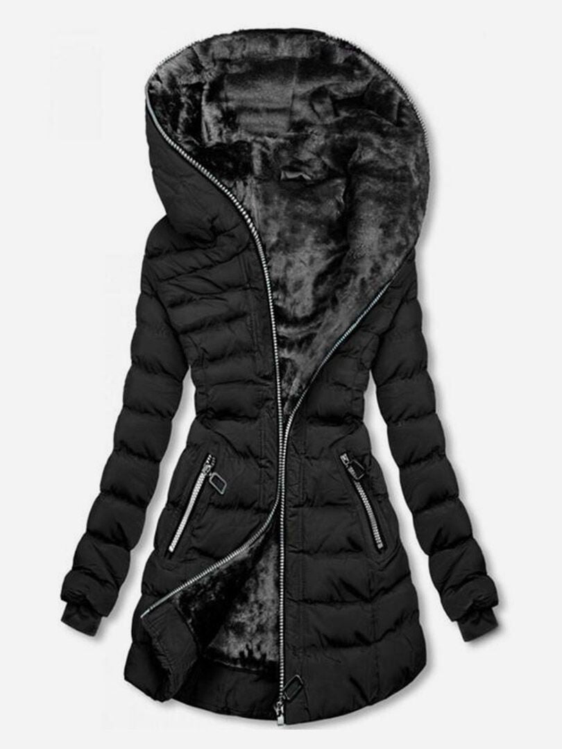 Damen Steppjacke mit kuscheligem Innenfutter und praktischem Reißverschluss Drune