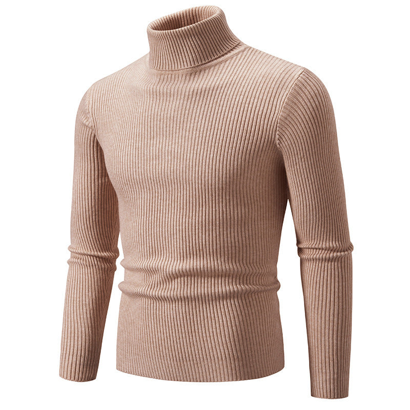 Herren feiner Rollkragenpullover aus langlebigem Strickmaterial Drune