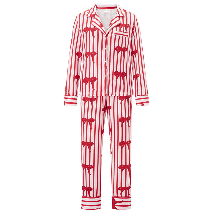 Damen Pyjama mit festlichem Design Drune