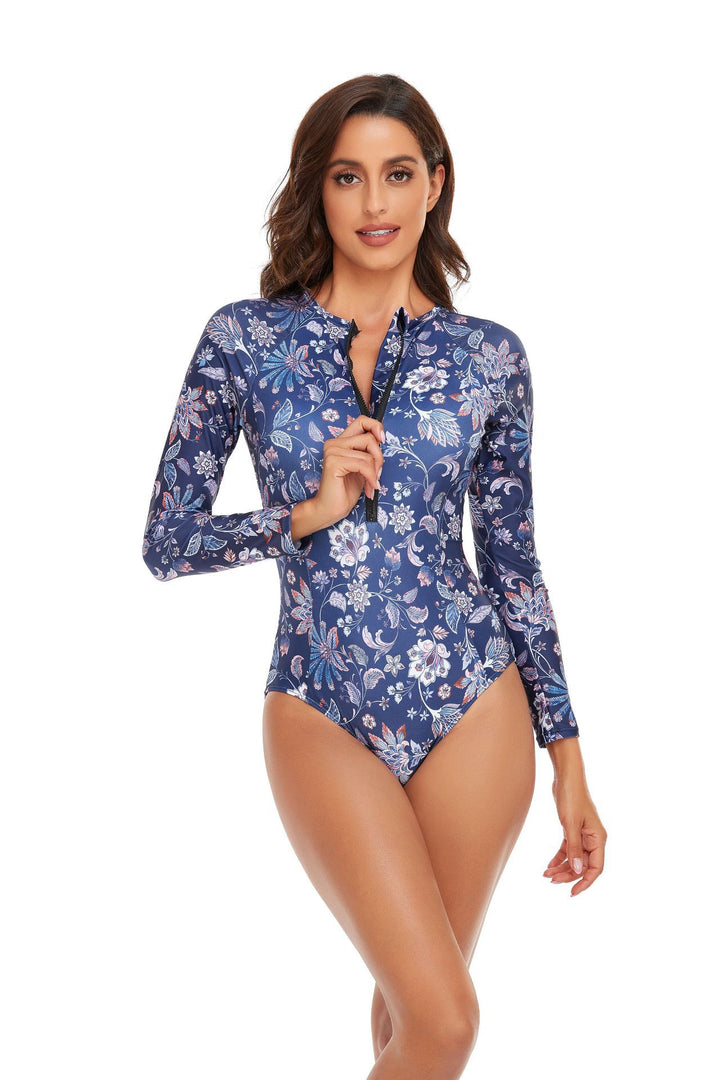 Damen Langarm-Schwimmanzug mit sportlicher Passform Drune
