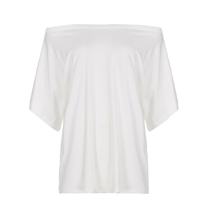 Damen lässiges Oversize-T-Shirt aus weichem Jersey Drune