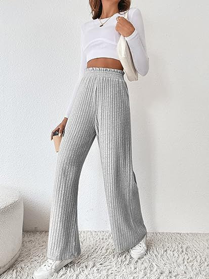 Drune | Lockere gestrickte lange Hose
