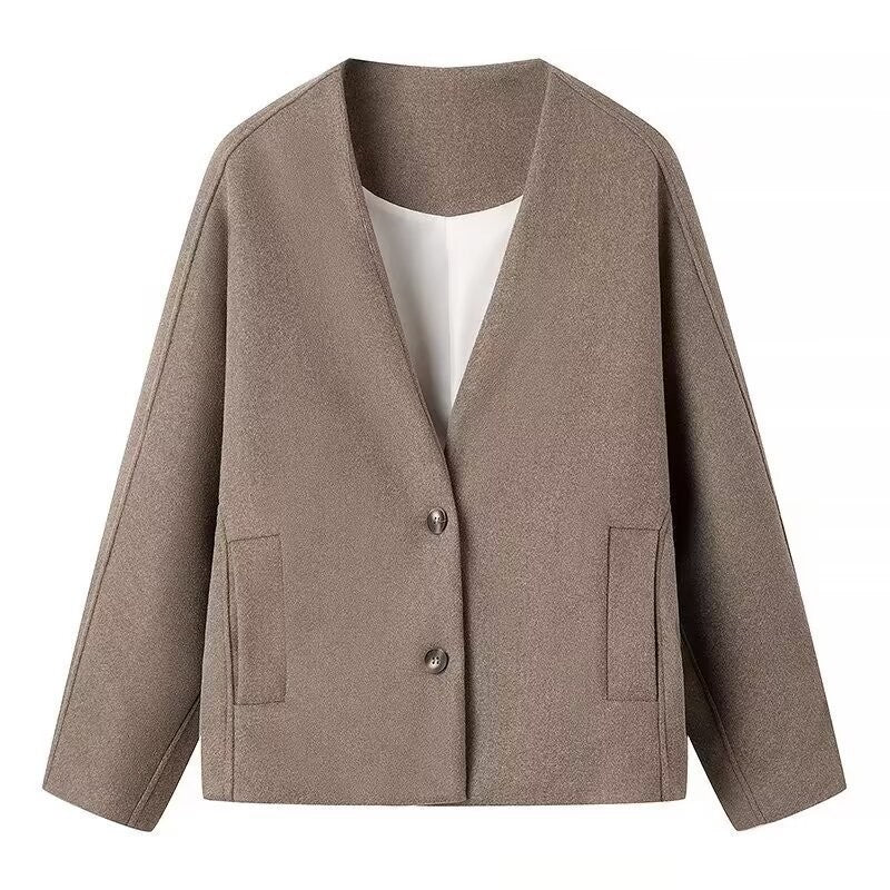 Damen Übergröße Blazerjacke im minimalistischen Design Drune