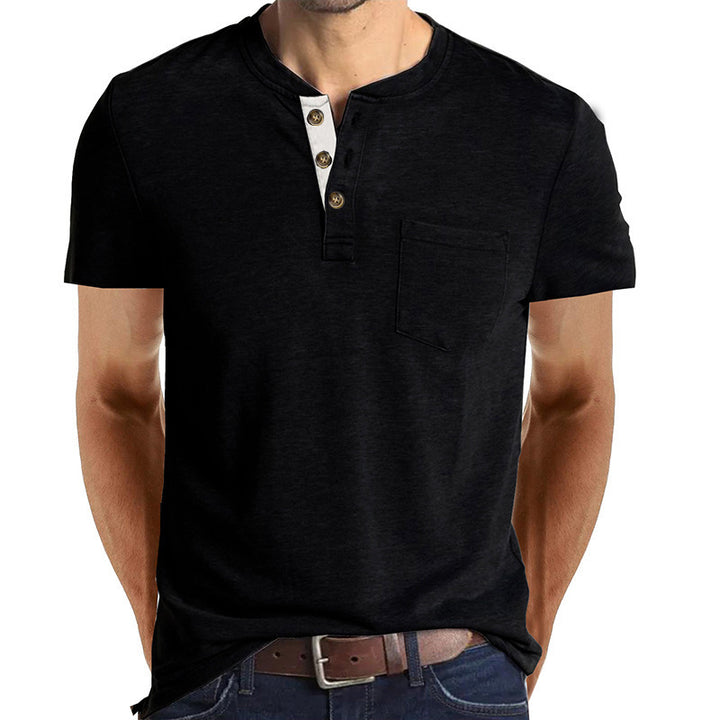 Stylisches Herren Henley-Shirt Drune
