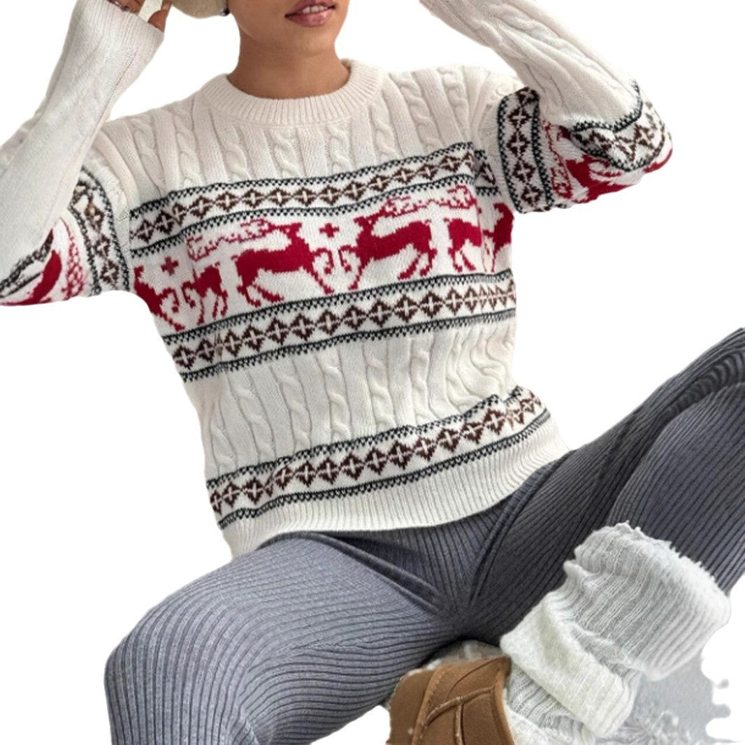 Damen Strickpullover Drune