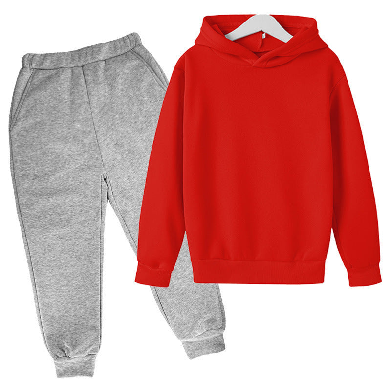 Unisex nan komfortables Hoodie und Jogger Set aus French Terry mit elastischem Bund und Rippbündchen Drune