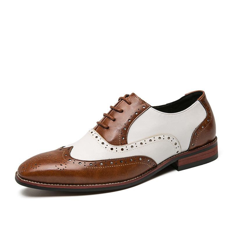 Damen elegante Brogues aus hochwertigen Leder mit klassischem Design Drune