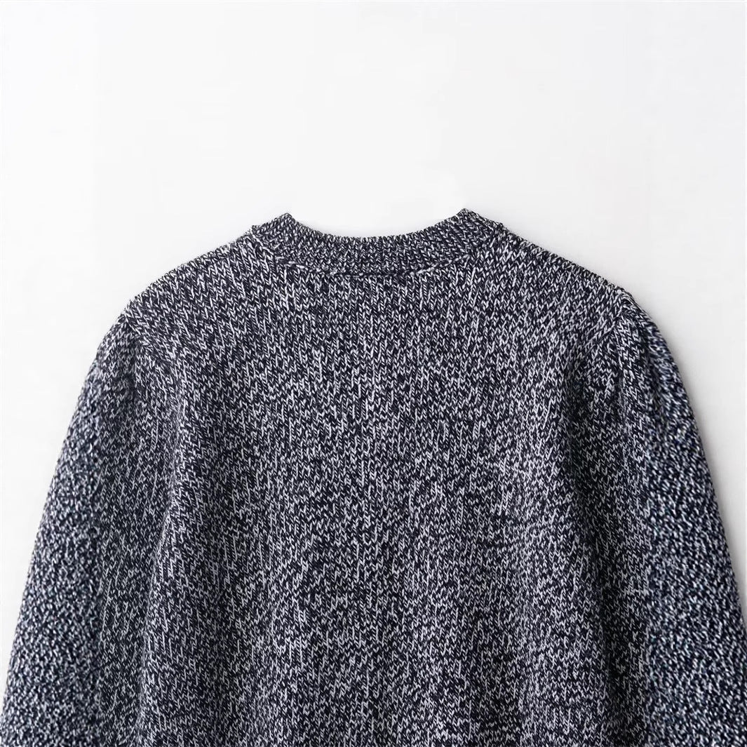 Damen Strickjacke mit Knopfverschluss und lässigen Raglanärmeln Drune
