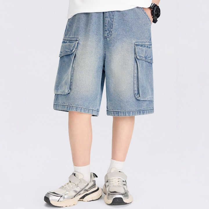Jungen lässige Cargo-Shorts mit praktischen Seitentaschen Drune