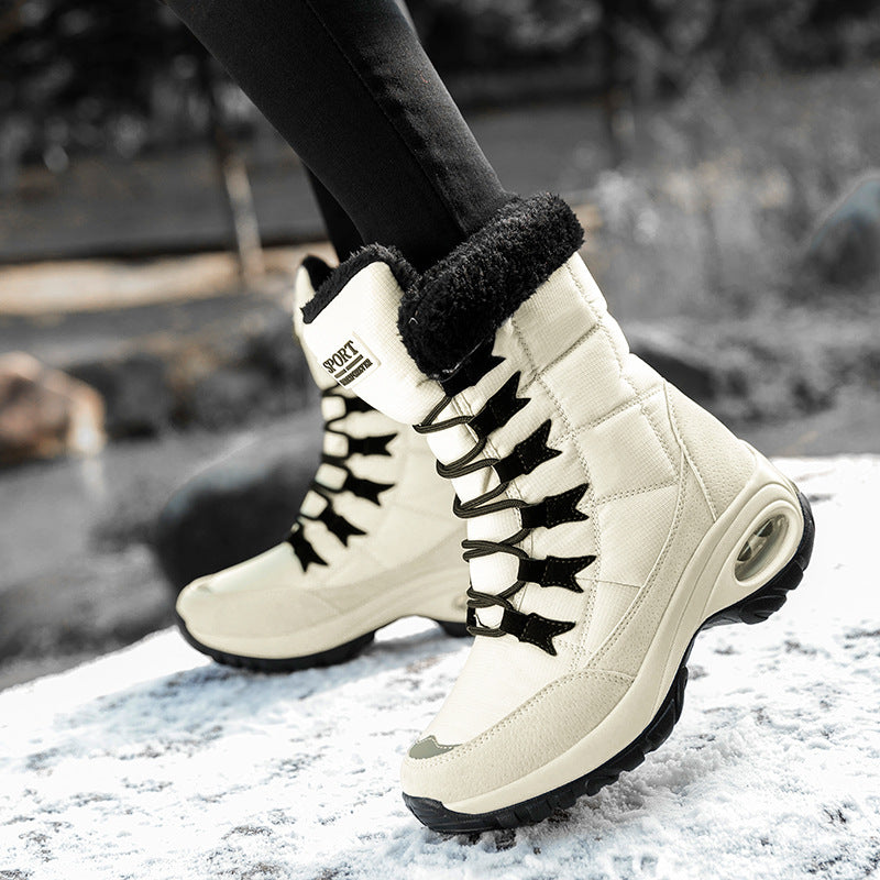 Damen Winter-Trekkinstiefel mit isolierender und rutschfester Sohlenkonstruktion Drune