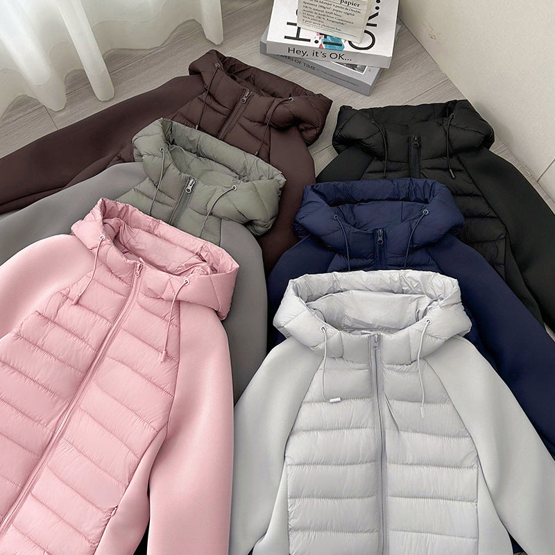 Damen Isolierte Steppjacke mit Kapuze und sportlichem Schnitt Drune