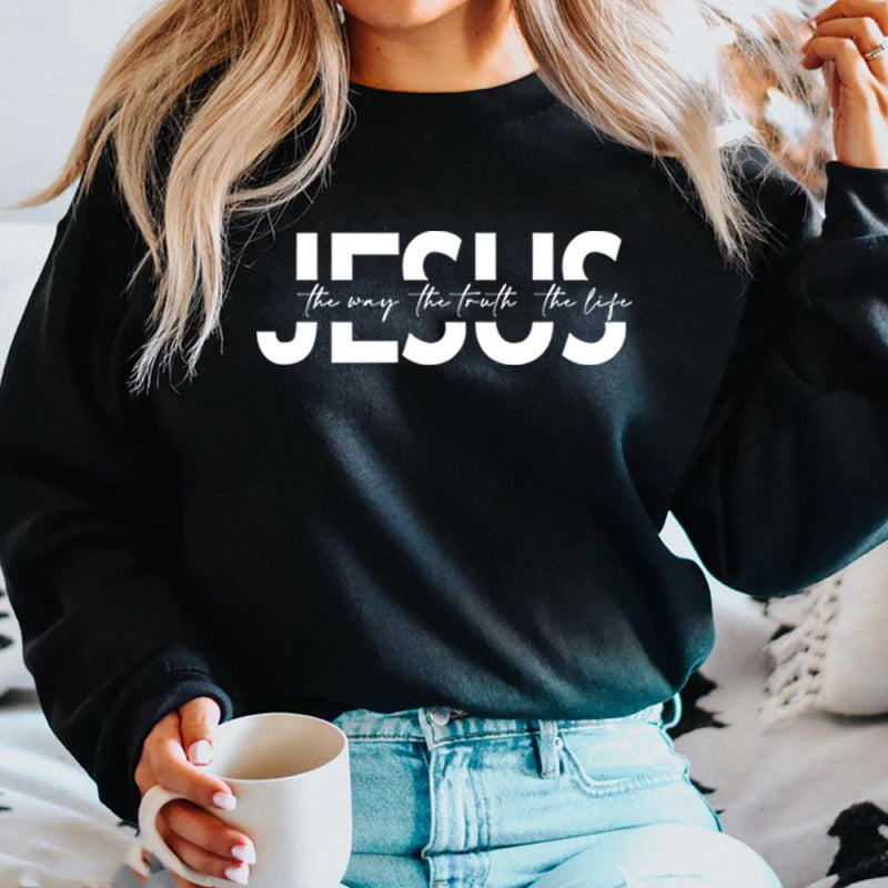 Damen lässiger Sweatshirt mit inspirierendem Spruch und hohem Tragekomfort Drune