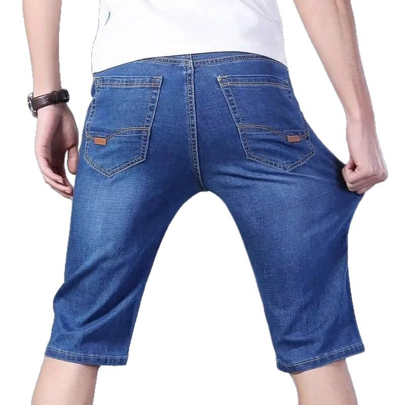 Herren lässige Denim-Shorts im modernen Schnitt mit praktischen Taschen Drune