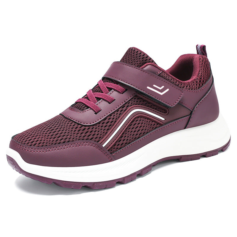 Herren nan atmungsaktiver Mesh-Freizeitsneaker mit Klettverschluss, ergonomischer EVA-Zwischensohle und profiliertem Gummi-Outdoorsohle Drune