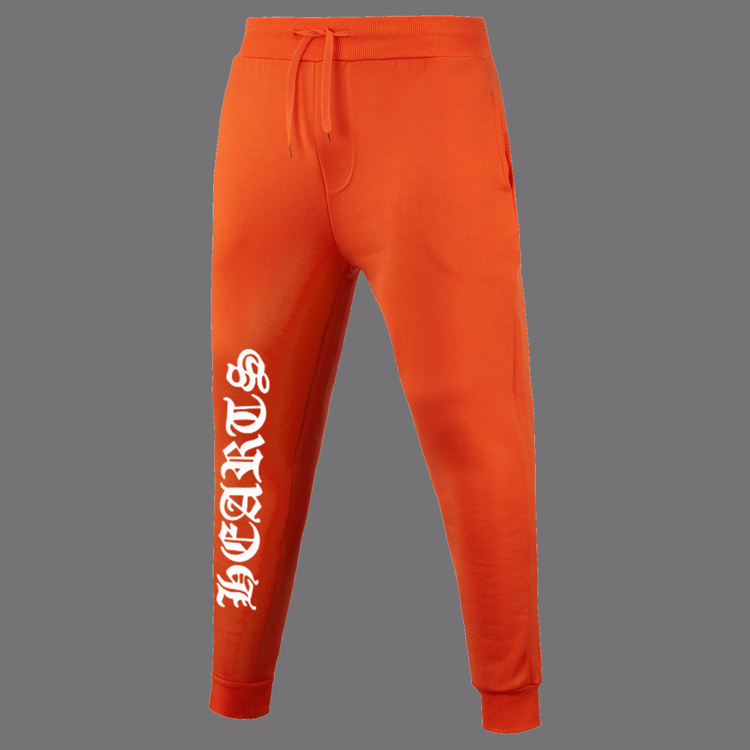 Damen bequeme Sweatpants mit seitlichem Schriftzug Drune