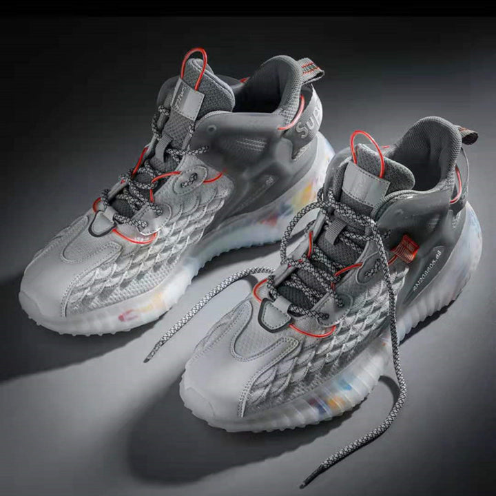 Unisex nan avantgardistischer Hybrid-Sneaker mit strukturierter Flechtapplikation und stützender Fersenbrücke Drune