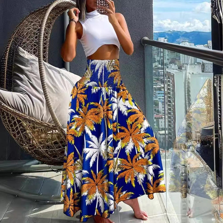 Damen Langer Maxirock mit traumhaftem Mandala-Muster Drune