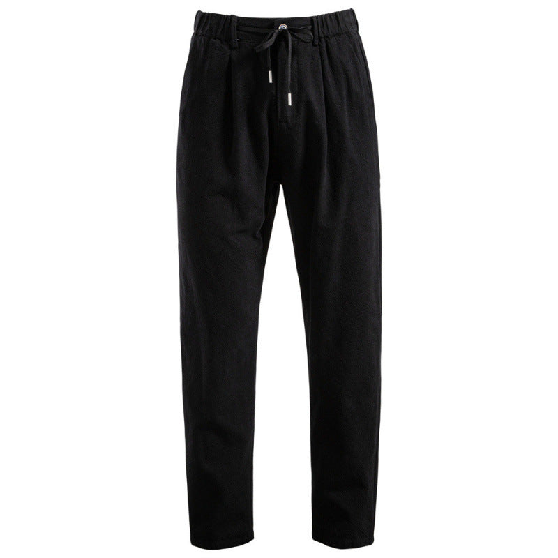 Damen lässige Chino-Hose mit elastischem Bund und komfortablem Schnitt Drune