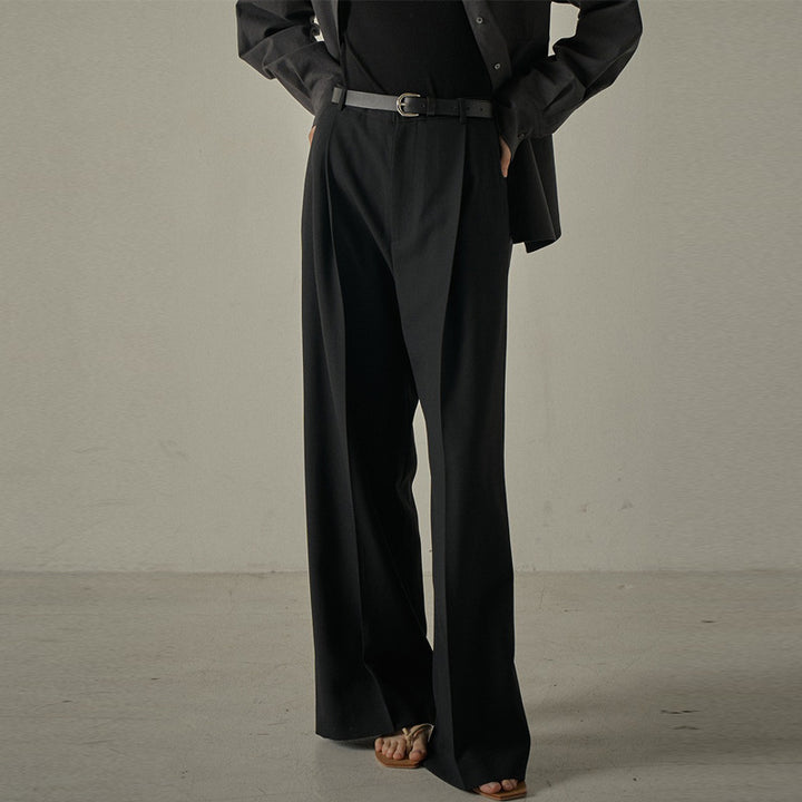 Damen elegante Hochbund-Culotte mit abnehmbaren Gürtel Drune