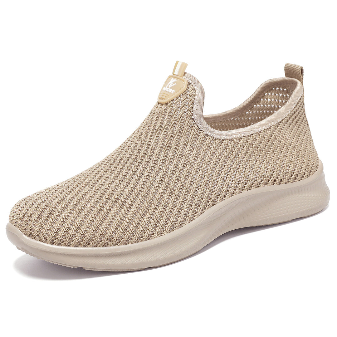 Damen nan nahtloser Komfort-Slip-On Sneaker mit feinem Stricknetz, elastischem Einstieg und reaktiver Leichtdämpfung Drune