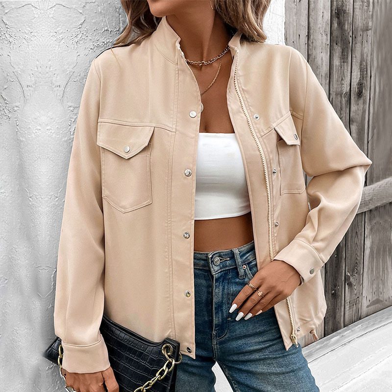 Drune | Button-Down-Shirtjacke - Leichter Stoff - Lässige Oberbekleidung - Vielseitiges Schichtungsstück
