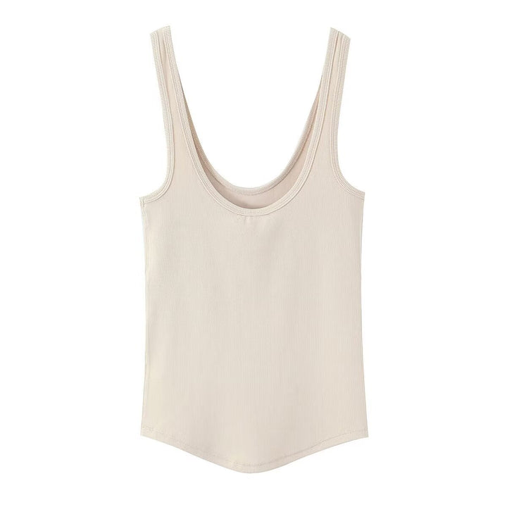 Damen Sportliches Basic Top Drune
