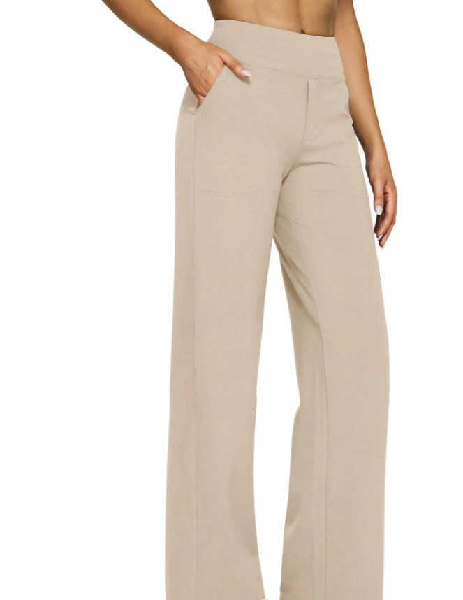 Damen weite Sporthose mit hoher Taille Drune