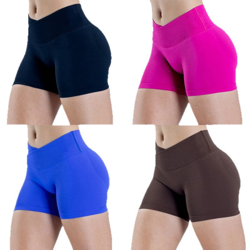 Damen Sportliche Shorts mit hohem Bund und figurformendem Schnitt Drune