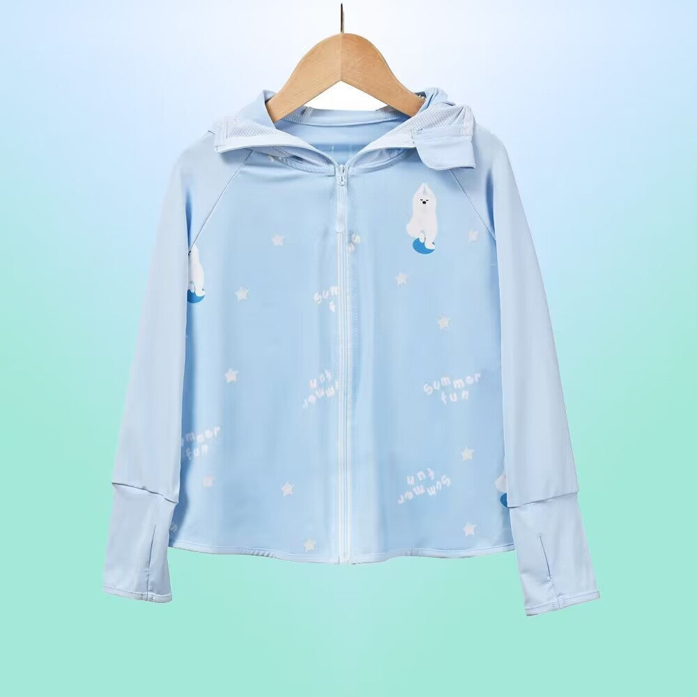 Damen atmungsaktive Sonnenschutzjacke mit Reißverschluss Drune