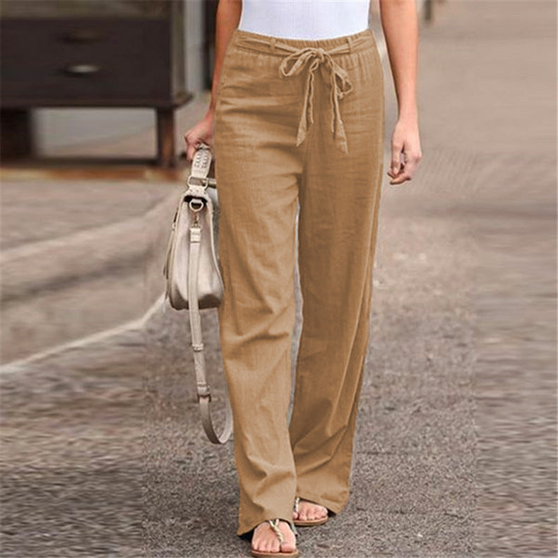 Damen Leichte und lockere Sommerhose Drune