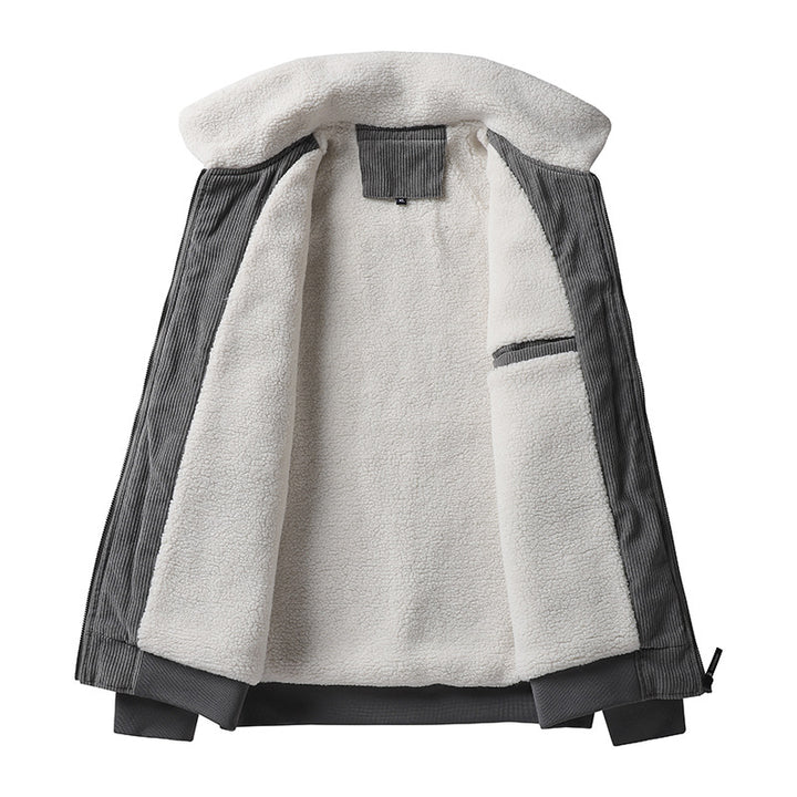 Herren  Cordura-Sherpa-Futter Bomberjacke mit Klappen-Nutzertaschen Drune